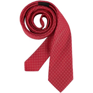 Greiff Corporate Wear Herren Krawatte Slimline 6cm OEKO TEX® Rot