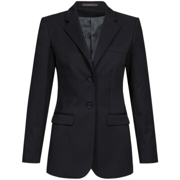Greiff Corporate BASIC Damen Langblazer Regular-Fit Schwarz 48