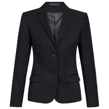 Greiff Corporate BASIC Damen Business-Blazer Regular-Fit Schwarz 72
