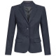 Greiff Corporate Wear BASIC Damen Business-Blazer Reverskragen Regular Fit Schurwollmix Stretch OEKO TEX® Marine 34
