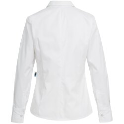 Greiff GASTRO-MODA Damen Exquisit-Kochbluse V-Neck Slim Weiß 44