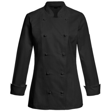 Greiff GASTRO MODA Cuisine Damen Kochjacke Regular-Fit Schwarz M