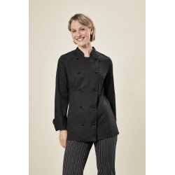 Greiff GASTRO MODA Cuisine Damen Kochjacke Regular-Fit Schwarz M
