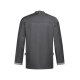 Greiff GASTRO-MODA Cuisine Herren Kochjacke Bikerstyle Anthrazit XXL