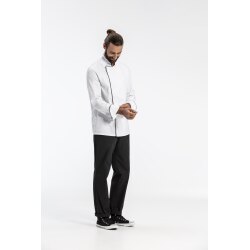 Greiff GASTRO-MODA Cuisine Herren Kochjacke Paspelierung Weiß M