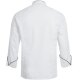 Greiff GASTRO-MODA Cuisine Herren Kochjacke Paspelierung Weiß M