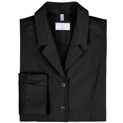 Greiff Corporate BASIC Damen Bluse 3/4 Kent Regular-Fit Schwarz 46