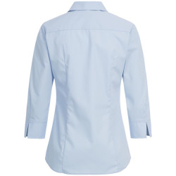 Greiff Corporate Wear BASIC Damen Business-Bluse 3/4-Arm Reverskragen Regular Fit Baumwollmix OEKO TEX® pflegeleicht Hellblau 32