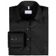 Greiff Corporate Bluse Damen BASIC Regular-Fit Schwarz 34
