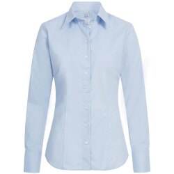 Greiff Corporate Bluse Damen BASIC Regular-Fit Hellblau 40