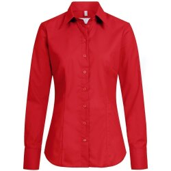 Greiff Corporate Bluse Damen BASIC Regular-Fit Rot 36