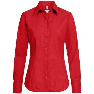 Greiff Corporate Bluse Damen BASIC Regular-Fit Rot 38
