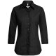Greiff Corporate Bluse BASIC Damen 3/4 Kent Regular-Fit Schwarz 44