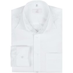 Greiff Corporate Hemd BASIC Herren Comfort Fit OEKO TEX® Weiß 47/48