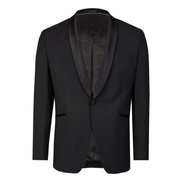 Wilvorst CLASSICs Herren Smokingsakko Schalkragen Drop8 Schwarz