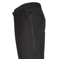 Wilvorst CLASSICs Herren Smokinghose Drop8 Schwarz 28