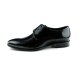 Prime Shoes Flexible Orlando Schn&uuml;rschuh Schwarz Black Hi- Shine aus feinstem Kalbsleder hochglanzpoliert Sacchetto