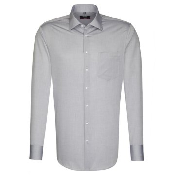 Seidensticker Herren Hemd Regular Fit Langarm – 100% Baumwolle, Bügelleicht, Vielseitig Kombinierbar