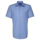 Seidensticker BUSINESS Herren Hemd Kurzarm Regular Mittelblau