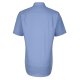Seidensticker BUSINESS Herren Hemd Kurzarm Regular Mittelblau