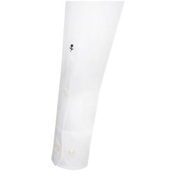 Seidensticker Herren Hemd Langarm Button-Down Regular Weiß