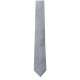 Seidensticker TIES Krawatte 7cm schmale-Form Seide Twill Silber