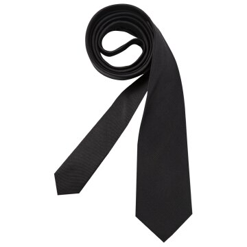 Seidensticker TIES Krawatte 7cm schmale-Form Seide Twill Anthrazit