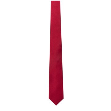 7cm Regular Fit, Rot, Rose, Seidensticker, breit, Schwarze Krawatte,