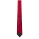 Seidensticker TIES Krawatte 7cm schmale-Form Seide Twill Rot