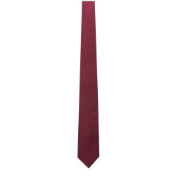 Seidensticker TIE Krawatte 7 cm schmale Form Seide Twill Öko-Tex Bordeaux