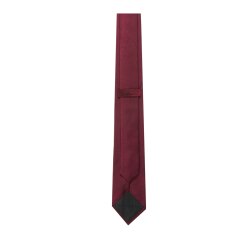 Seidensticker TIES Krawatte 7cm schmale-Form Seide Twill Bordeaux