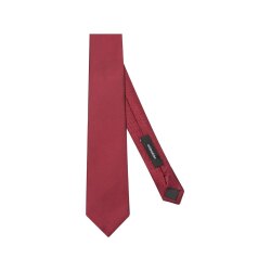 Seidensticker TIES Krawatte 7cm schmale-Form Seide Twill Bordeaux