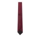 Seidensticker TIES Krawatte 7cm schmale-Form Seide Twill Bordeaux