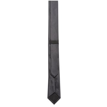 Seidensticker TIE Krawatte 5 cm Extra schmale Form Seide Twill Öko-Tex  Anthrazit