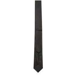Seidensticker TIES Krawatte 5cm Extra-schmale-Form Seide Twill Schwarz