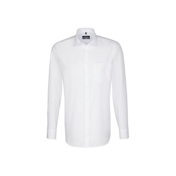 Seidensticker BUSINESS Herren Hemd Langarm Kent Comfort-Fit Weiß