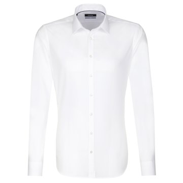 Seidensticker BUSINESS Herren Hemd Langarm Kent X-Slim-Fit Weiß