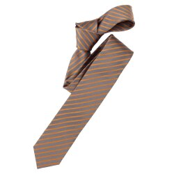 VENTI Herren Business-Krawatte 6cm Seide Struktur Gelb...