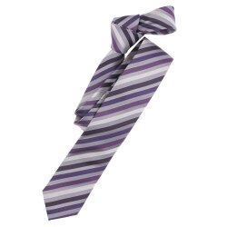 VENTI Herren Business-Krawatte 6cm Seide gewebt Lila...