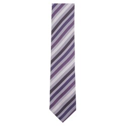 VENTI Herren Business-Krawatte 6cm Seide gewebt Lila...