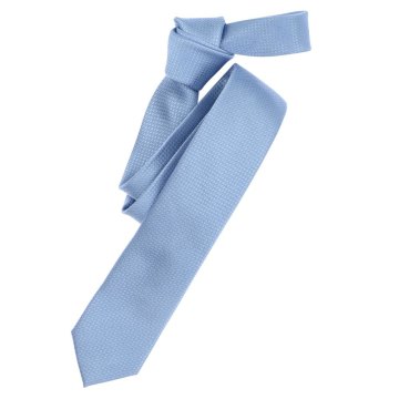 VENTI Krawatte Hellblau strukturiert 100% Seide schmale Form Fleckenabweisend Öko-Tex