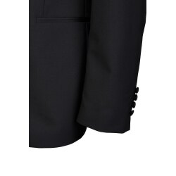 Wilvorst Herren Smokingsakko Schalkragen Modern-Fit Schwarz