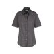 Seidensticker CITY-BLUSE Damen Bluse Kurzarm Kent Regular Grau