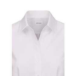 Seidensticker CITY-BLUSE Damen Bluse Langarm Kent Slim-Fit Weiß