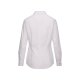 Seidensticker CITY-BLUSE Damen Bluse Langarm Kent Slim-Fit Weiß