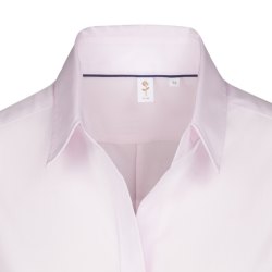 Seidensticker CITY-BLUSE Damen Bluse Langarm Kent Slim-Fit Rosa
