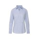 Seidensticker CITY-BLUSE Damen Langarm Slim Hellblau kariert