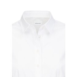 Seidensticker CITY-BLUSE Damen Bluse Langarm Kent Slim-Fit Weiß