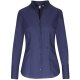 Seidensticker KELCHKRAGENBLUSE Damen Langarm Slim-Fit Marine