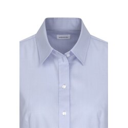 Seidensticker CITY-BLUSE Damen Langarm Kent Regular Hellblau 44